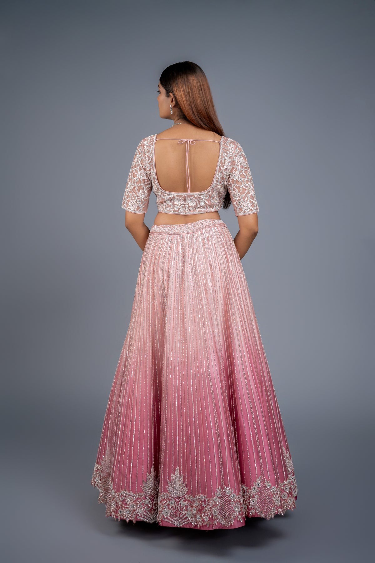 urban dulhaniya handwork designer lehenga with full customisation option available