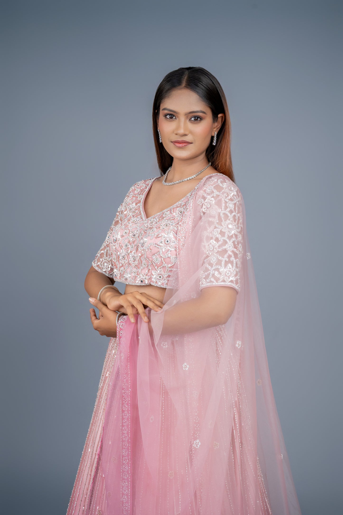 urban dulhaniya handwork designer lehenga with full customisation option available