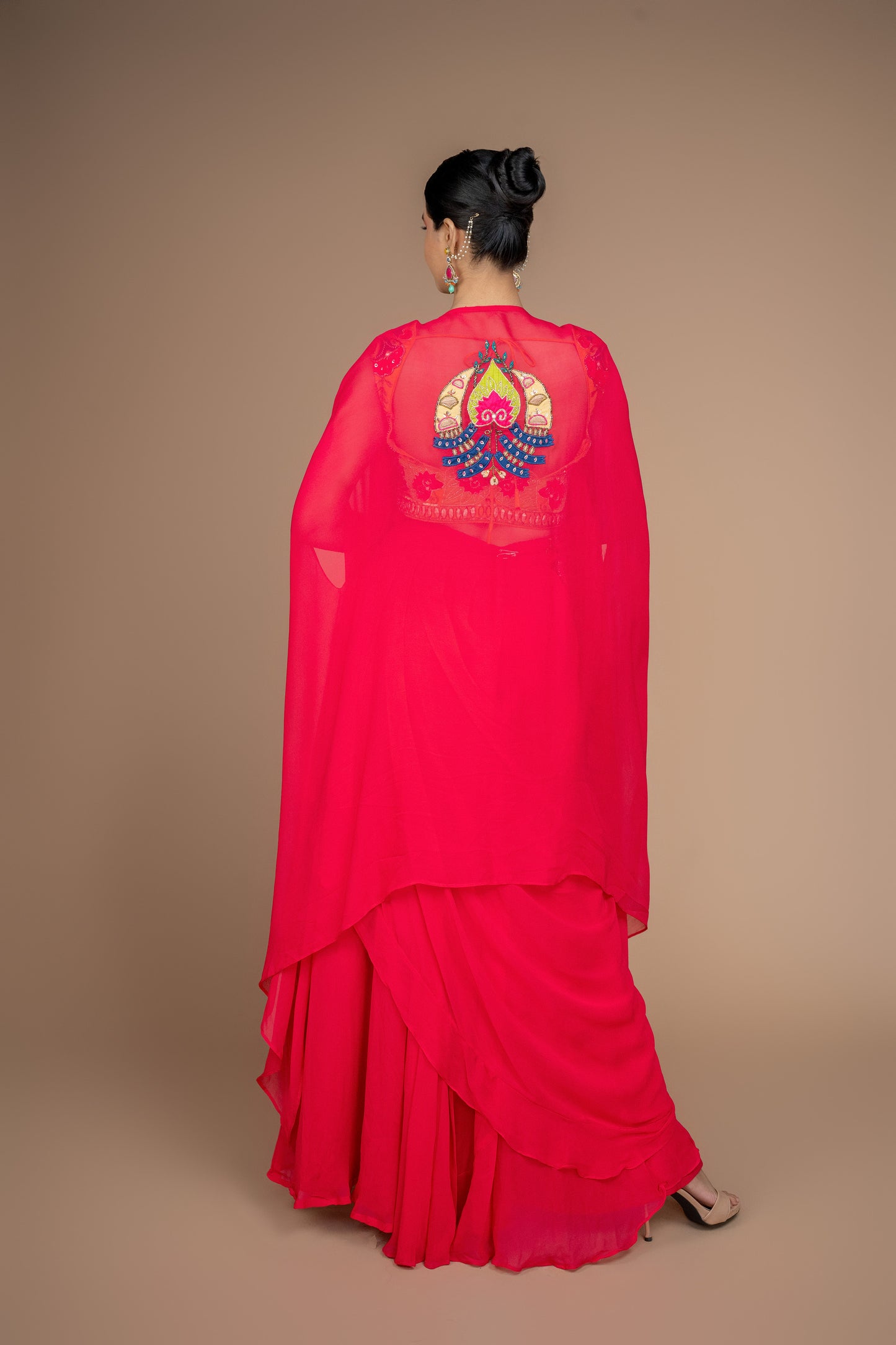 rani indo western design complete designer look lehenga with jacket.