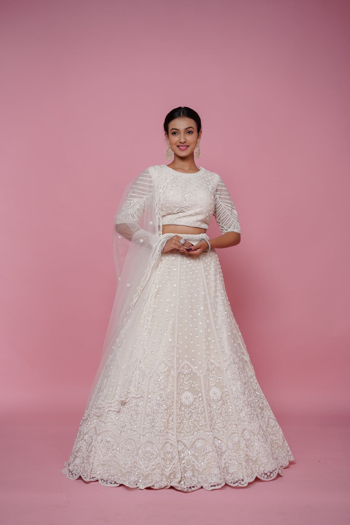 white bridal lehenga is all you need for bridestobe