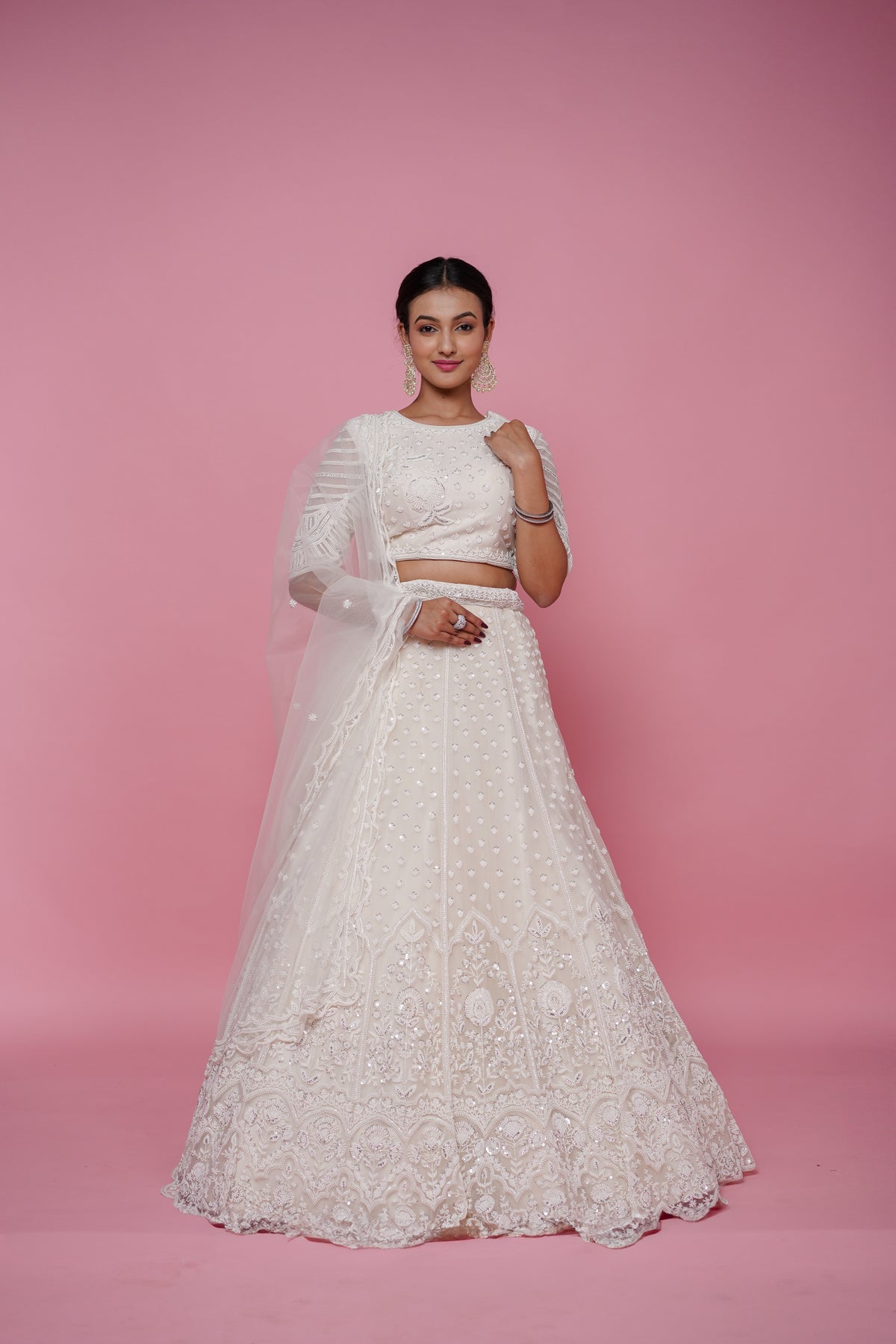 white bridal lehenga is all you need for bridestobe