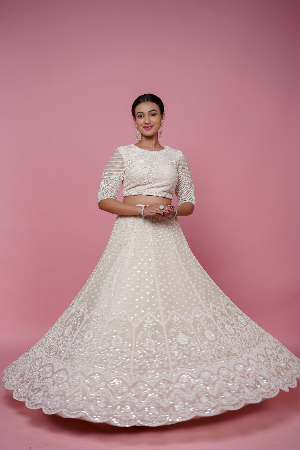 white bridal lehenga is all you need for bridestobe