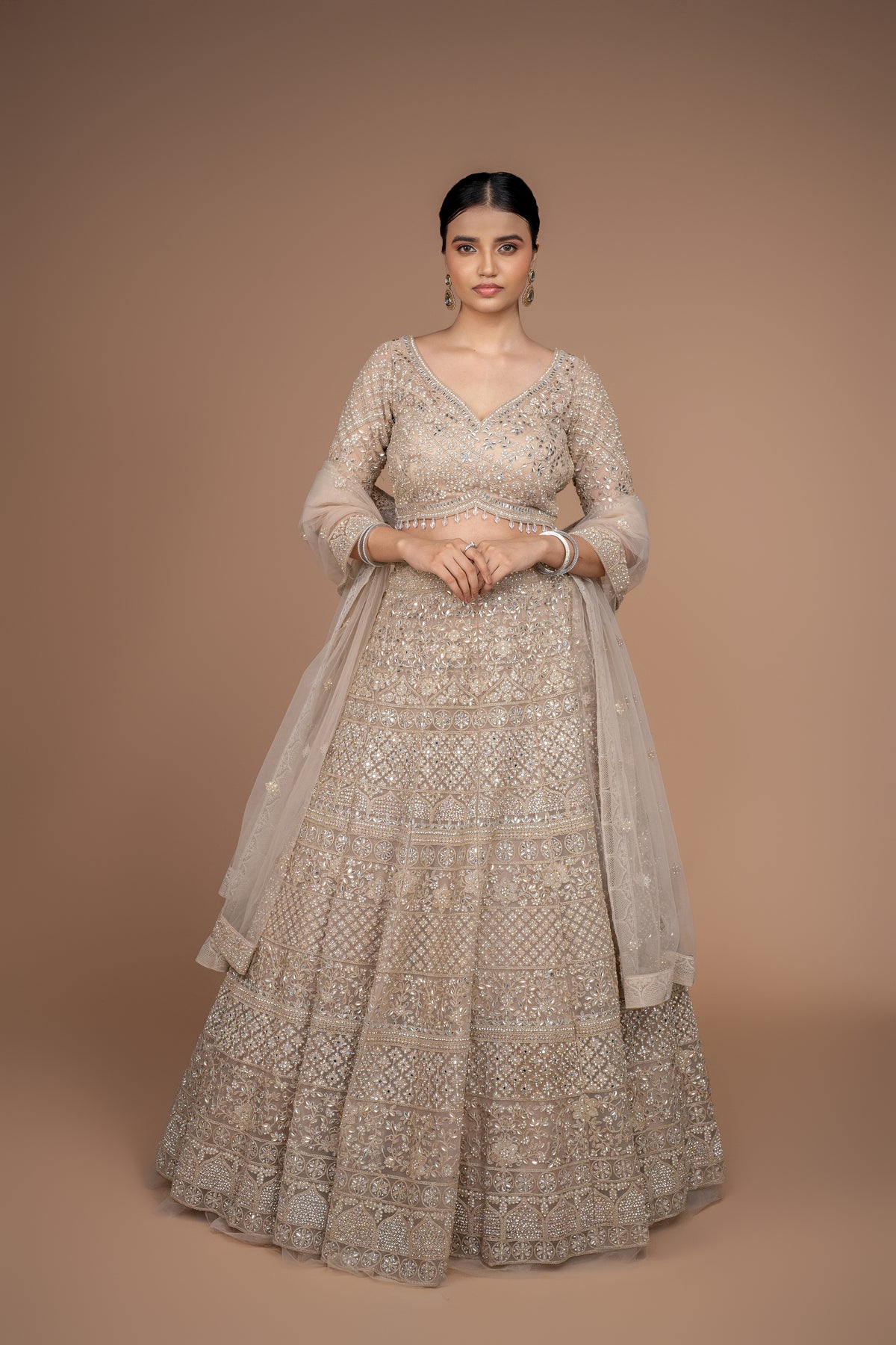 golden lehenga