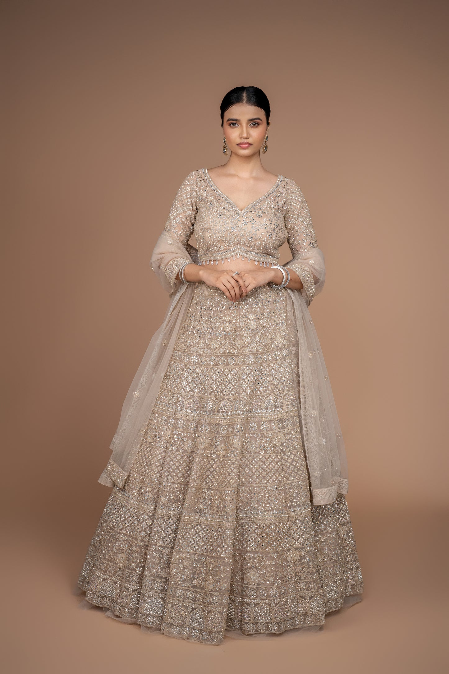 golden lehenga