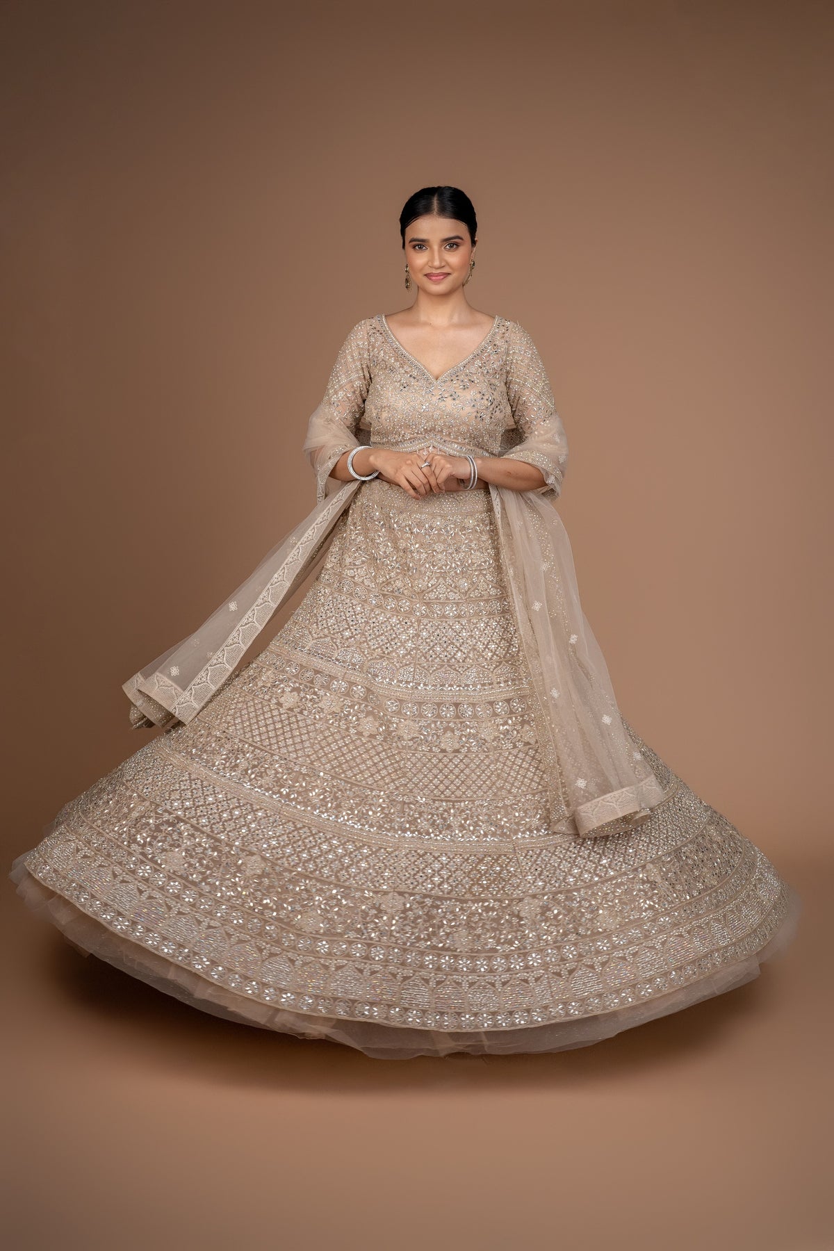 golden lehenga