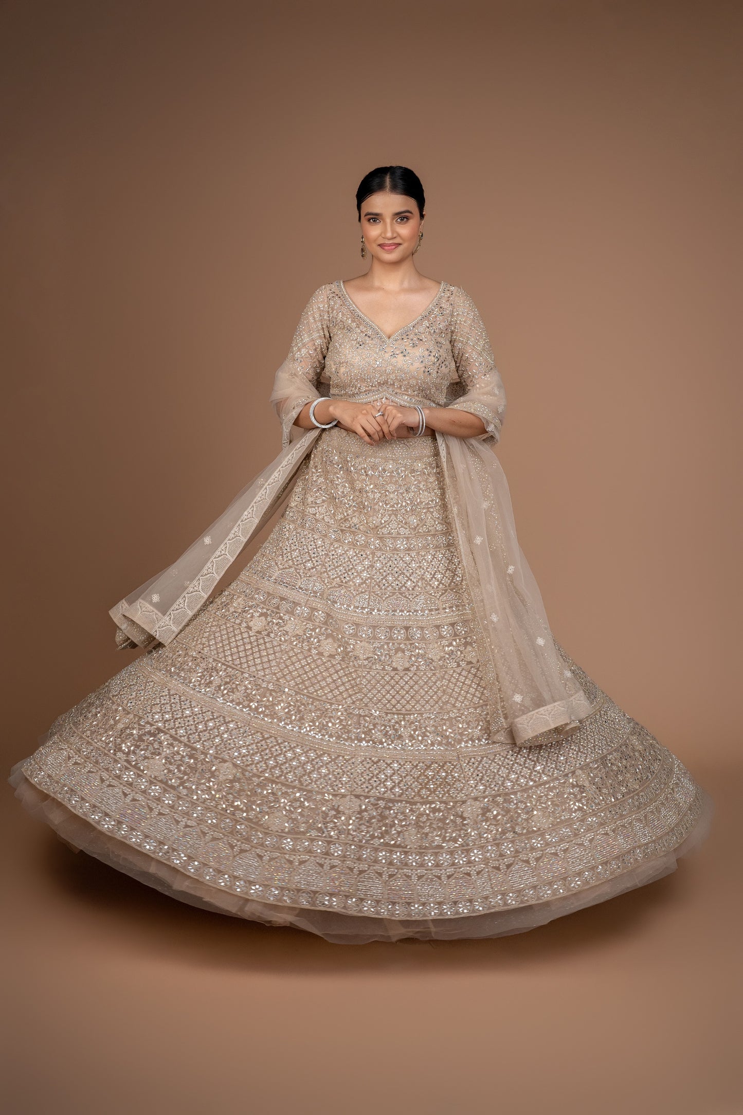 golden lehenga