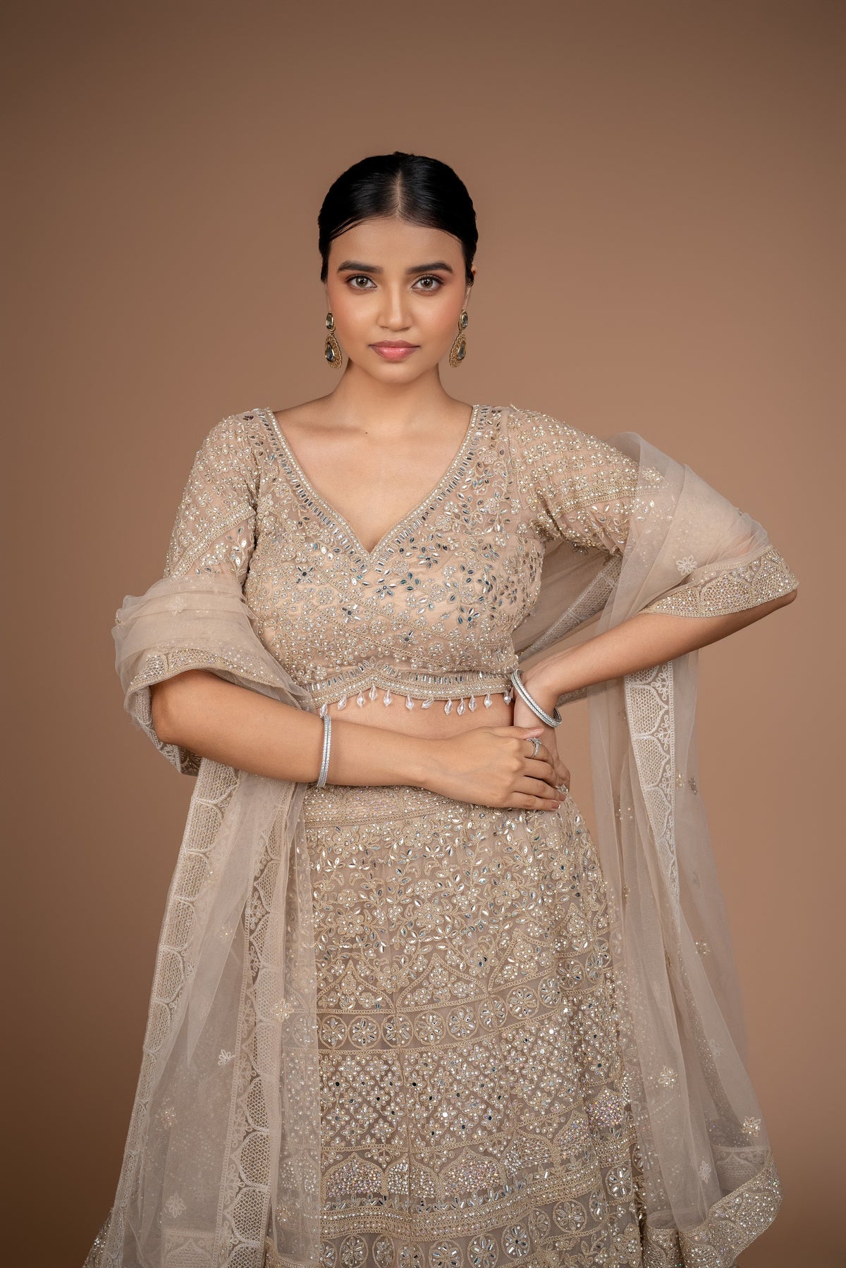 golden lehenga