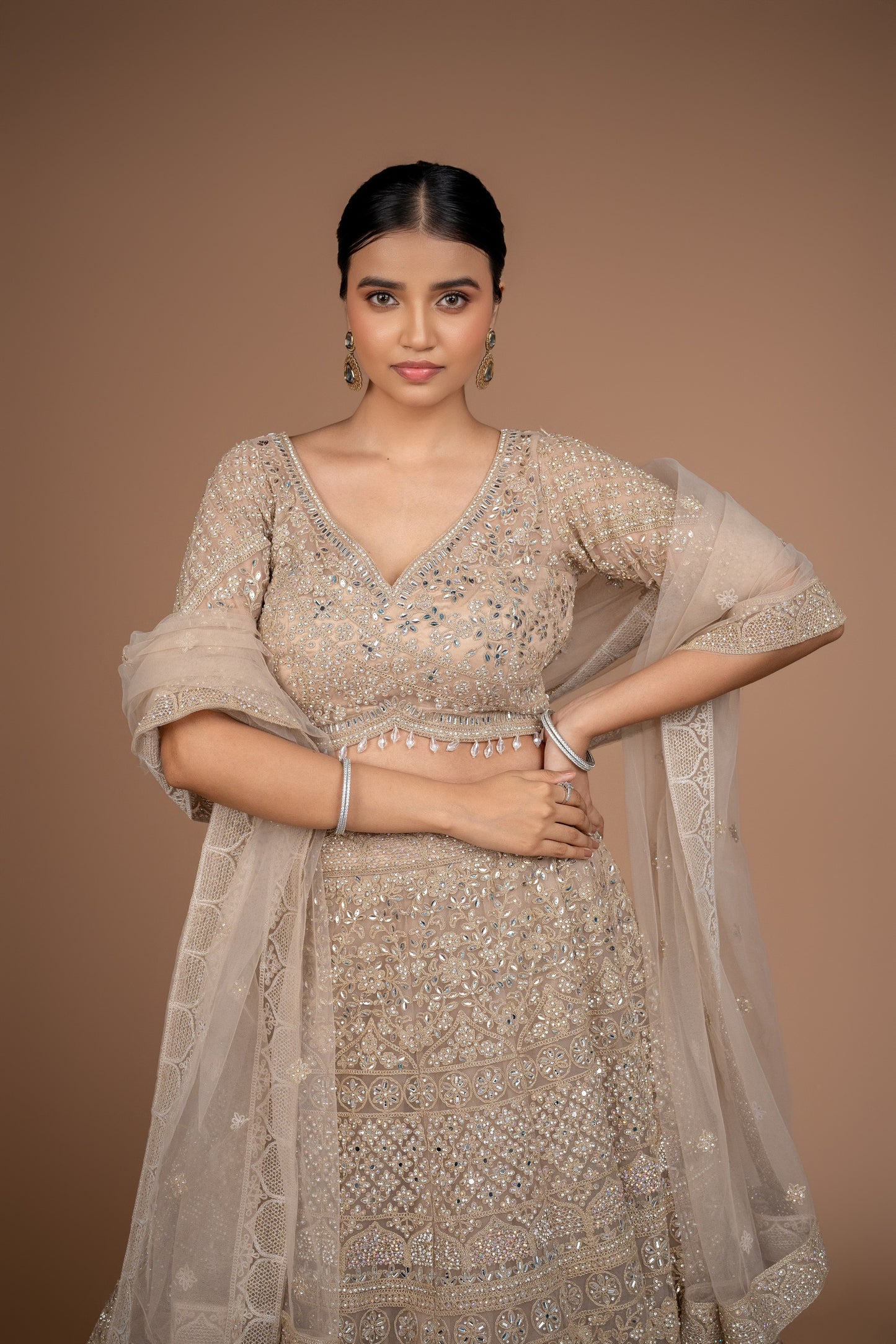 golden lehenga