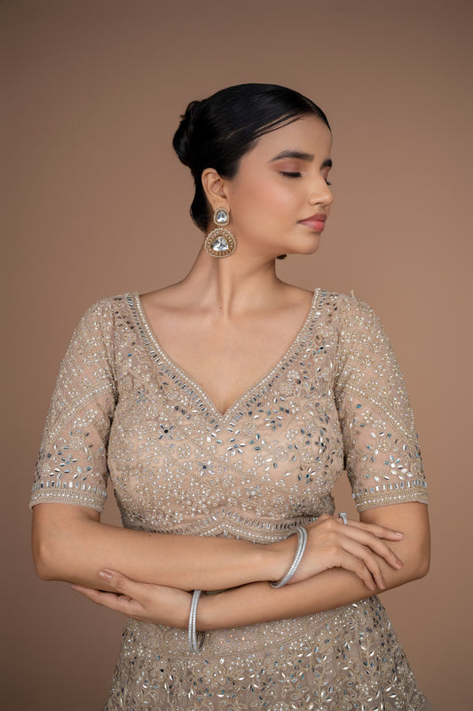 golden lehenga