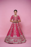 Rani silk bridal lehenga