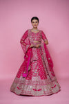 Rani silk bridal lehenga