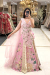 Pearl and gota embroidered lehenga bodice with ivory embroidered skirt – Urban Dulhaniya