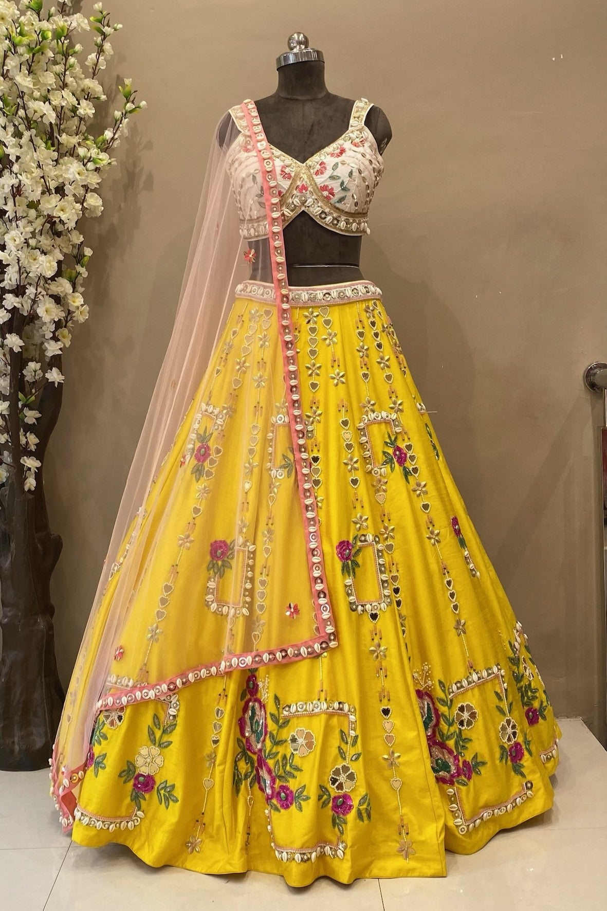 Carnival and Sangeet Theme Lehenga inspired by Designer PDP