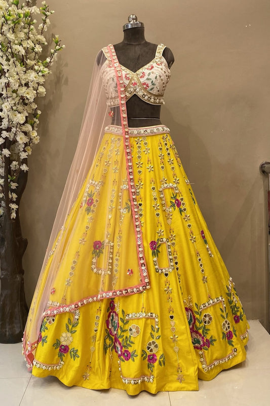 Carnival and Sangeet Theme Lehenga inspired by Designer PDP