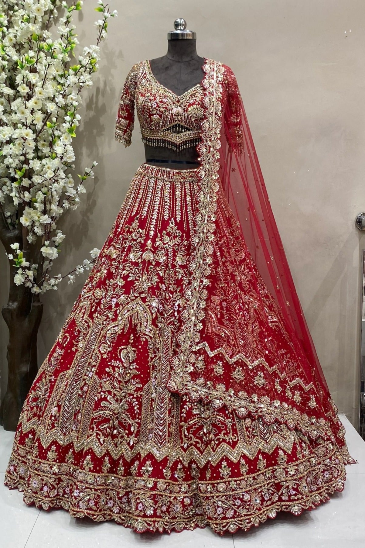 Designer Handcrafted bridal lehenga design which you need for your wedding