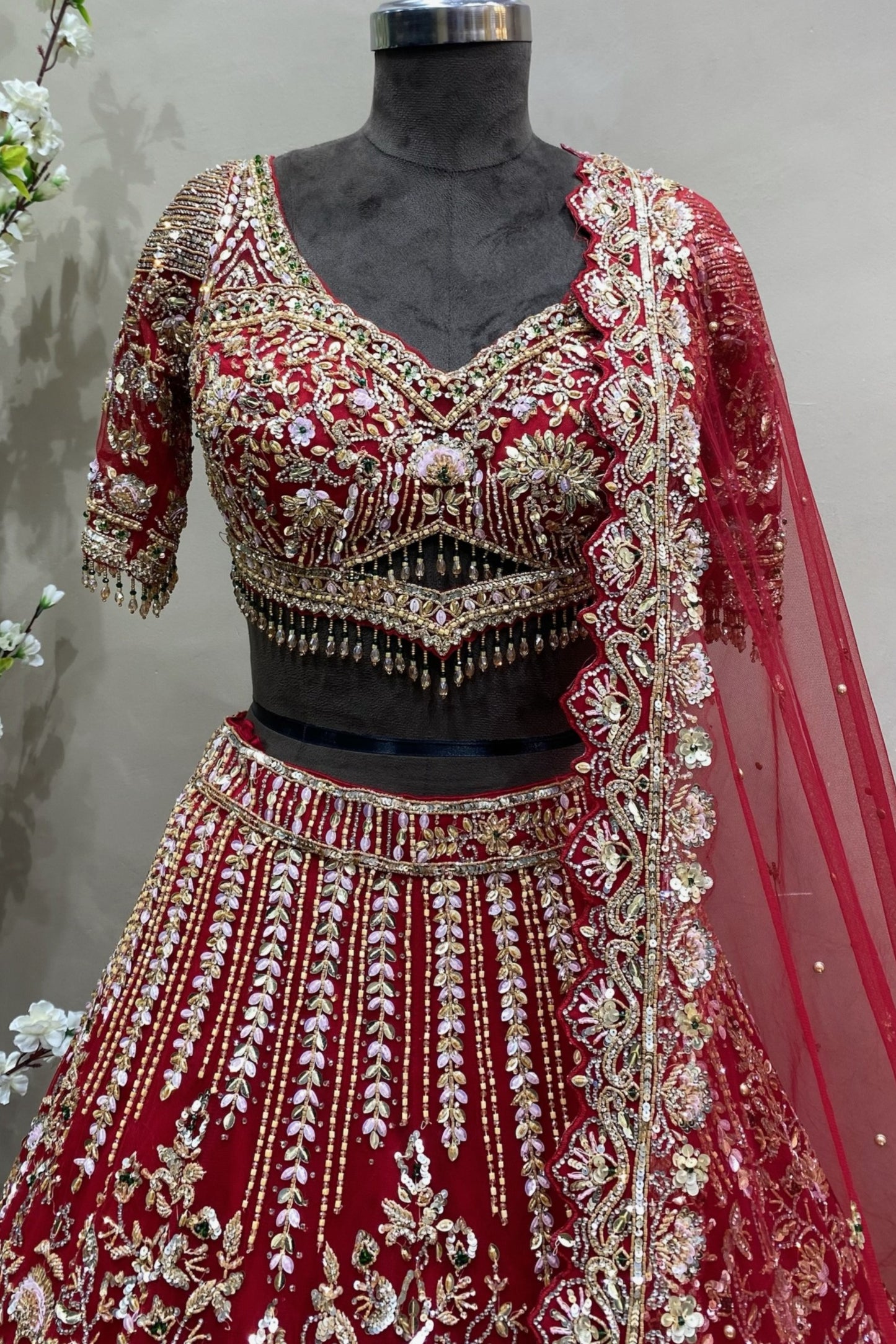 Designer Handcrafted bridal lehenga design which you need for your wedding