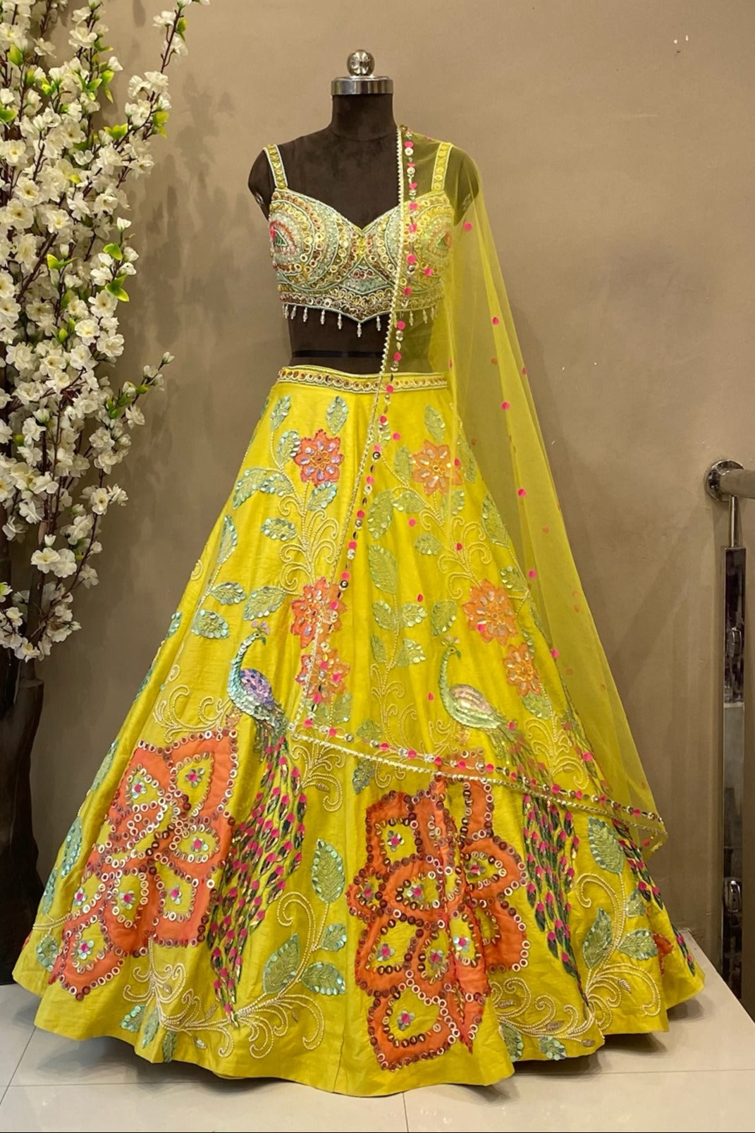 Carnival Theme Lehenga with Handwork & Intricate Design | Festive Wear
