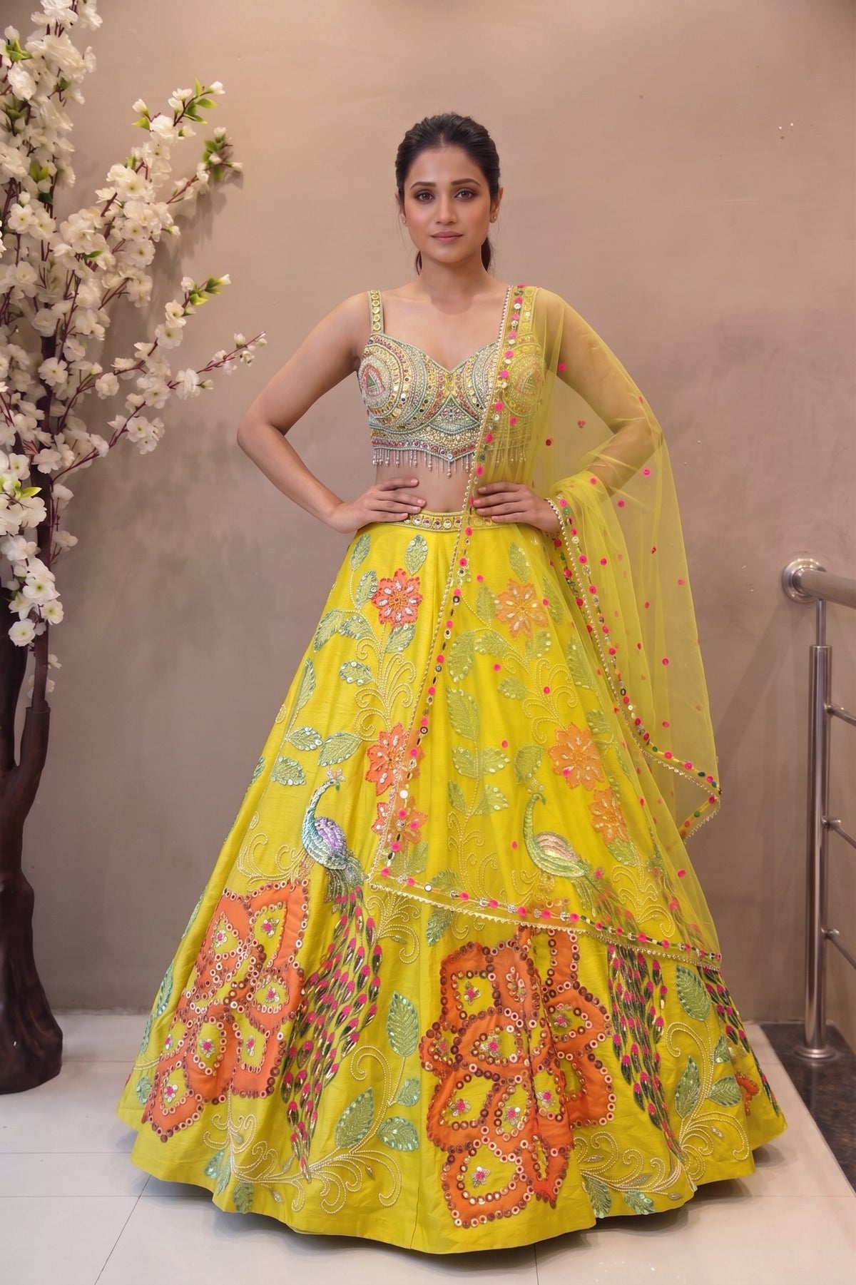 Carnival Theme Lehenga with Handwork & Intricate Design | Festive Wear