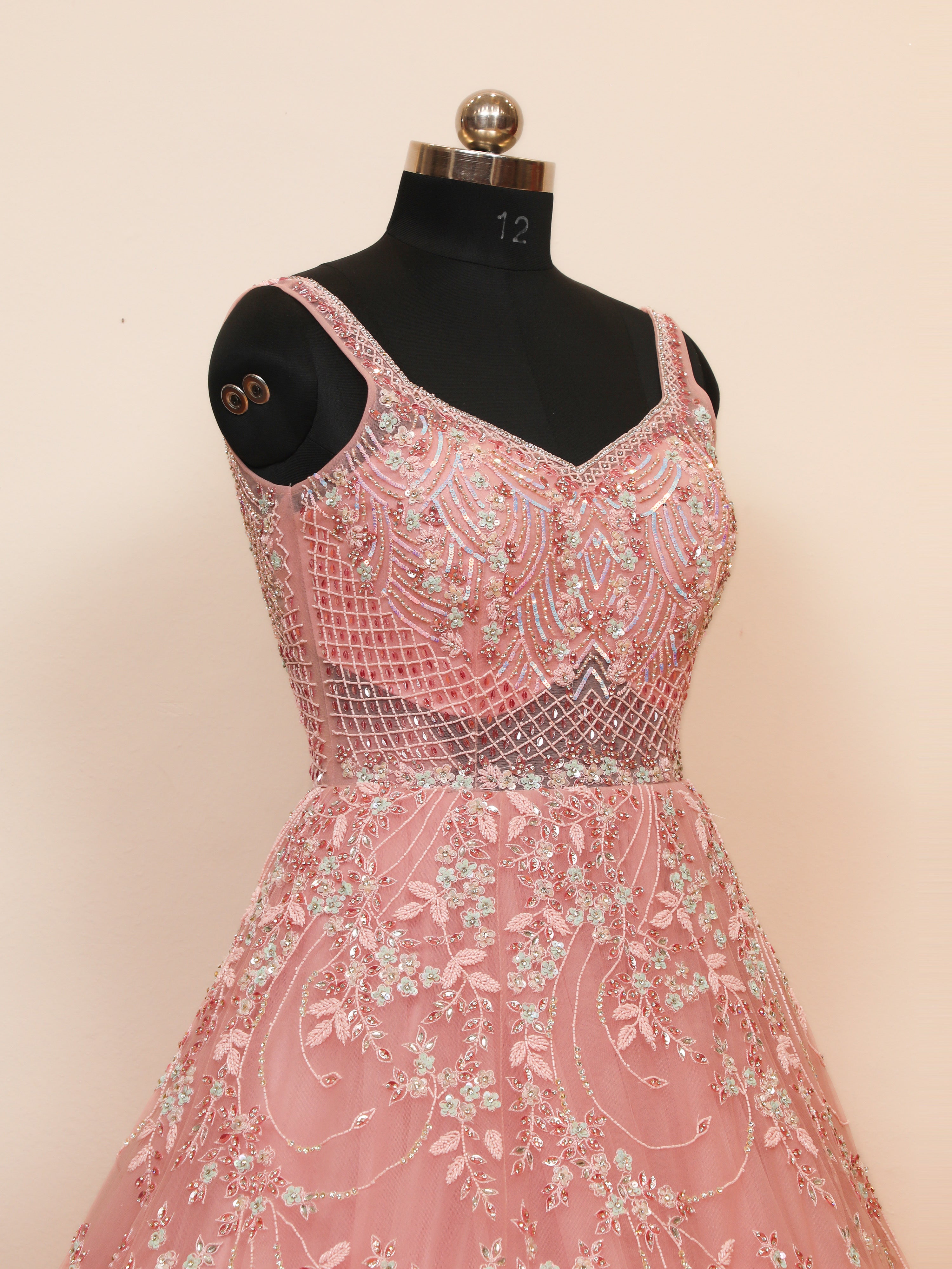 PARIS GOWN - EMBELLISHED DREAMS & PINK SILK – Sisters The Label