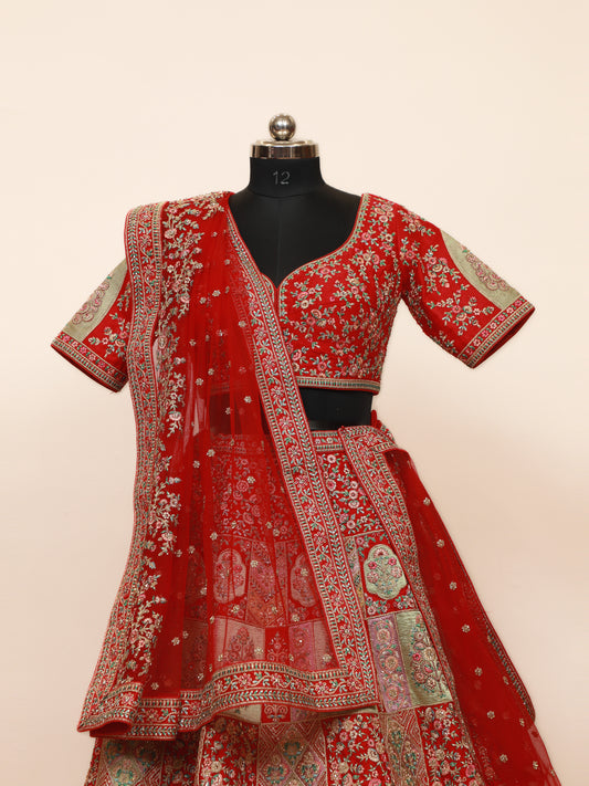 Marwad Style Bridal Lehenga